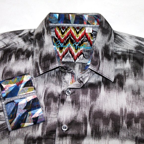 Robert Graham Long Sleeve Button Front Shirt - Picture 2 of 11